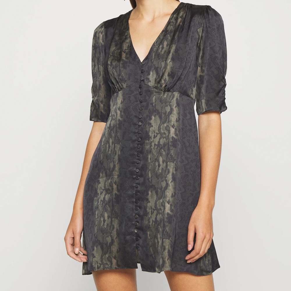 AllSaints Kota Masala Mini Dress Size 6